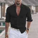 COTTON COLLAR SHIRT FOR MEN