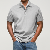 TEXTURED KNIT POLO SHIRT FOR MEN