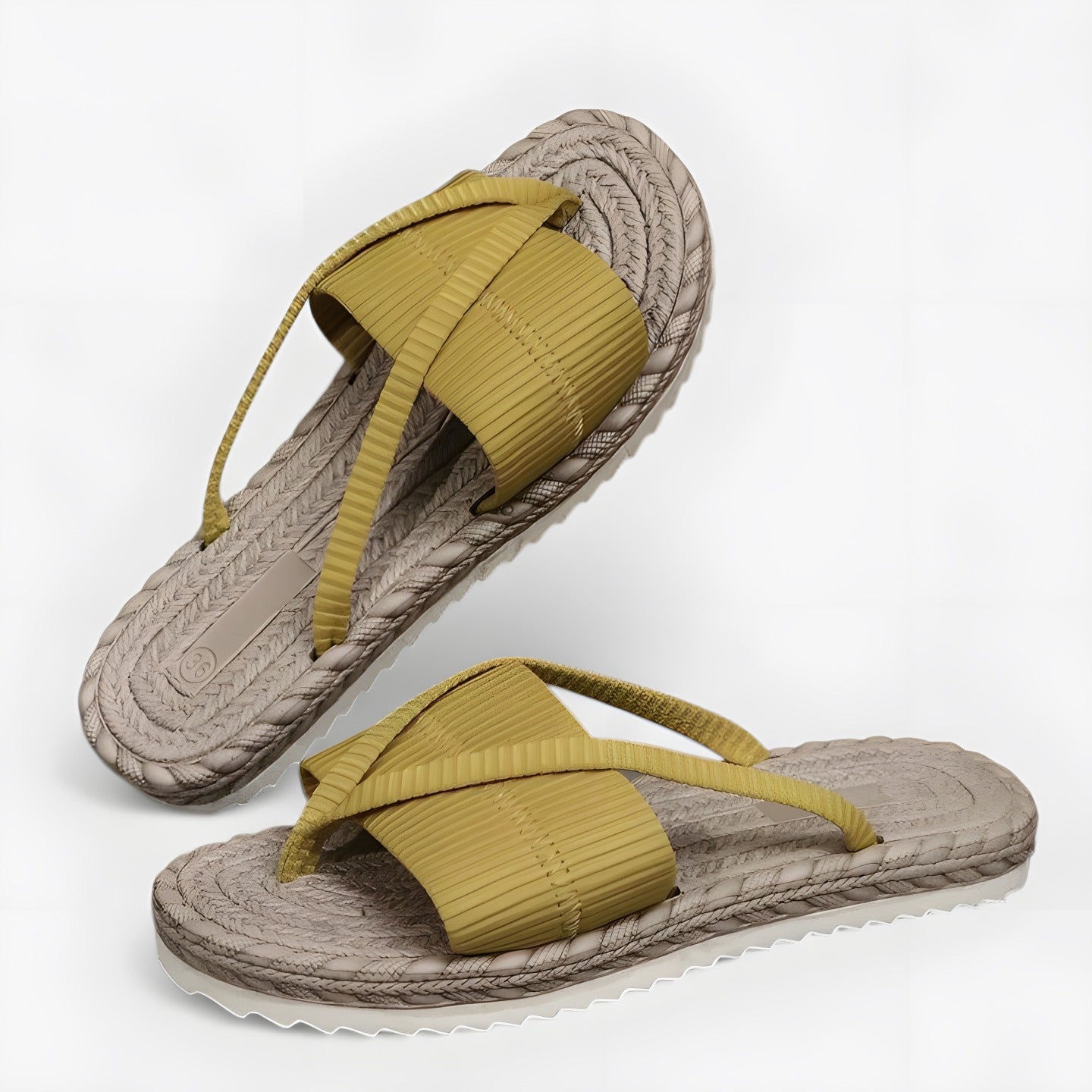 Avalon | Sandales orthopédiques femme confortables Jaune Soleil