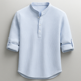 TEXTURED COTTON SHIRT FOR MEN