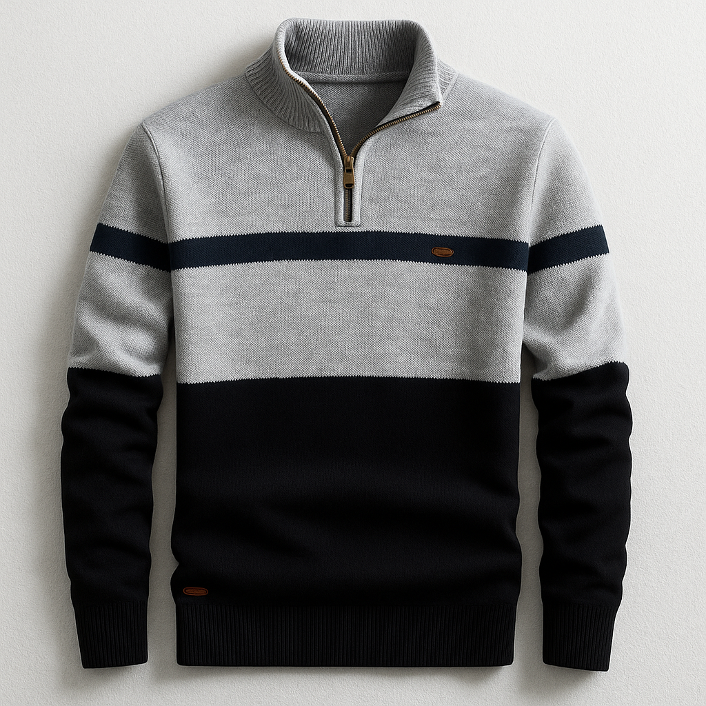 Elwin | Cosy half-zip sweater