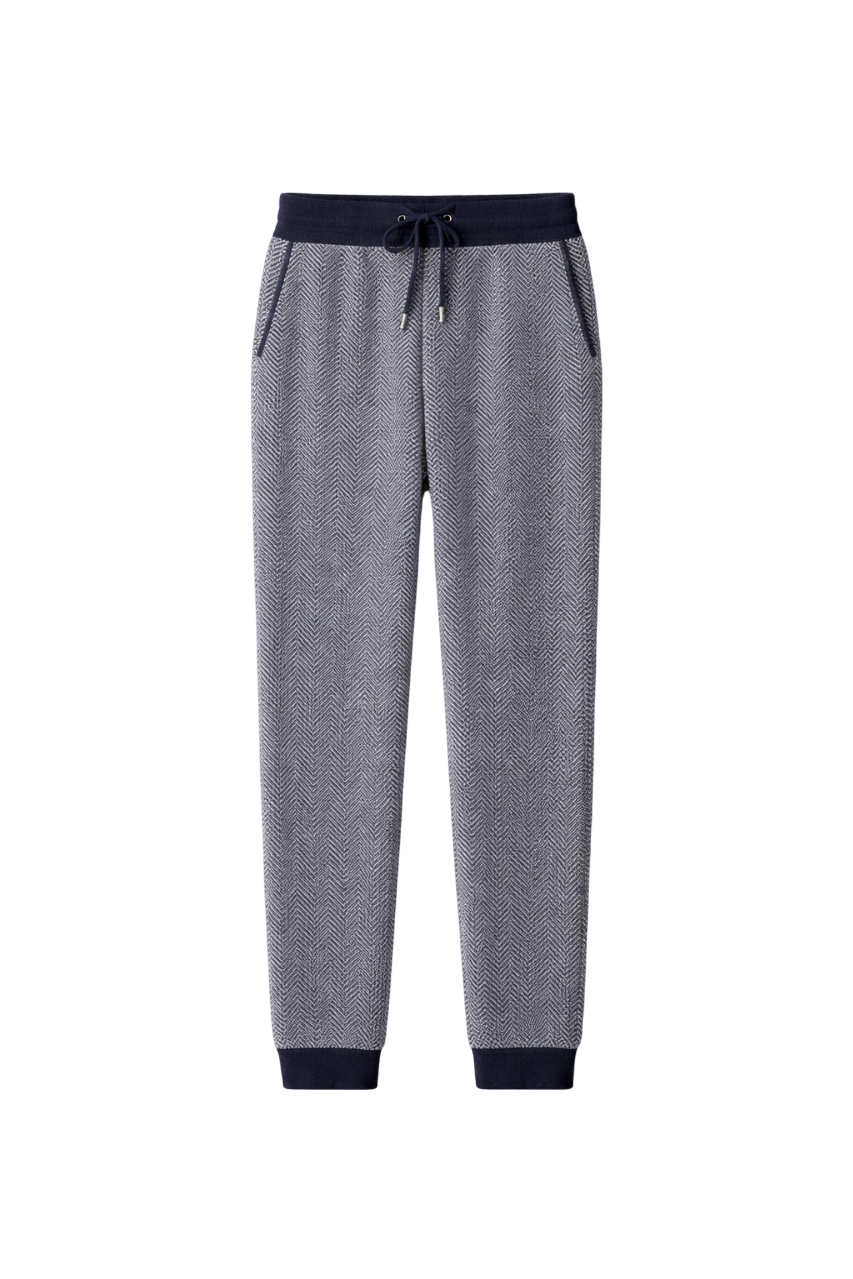 Sterling Wool Herringbone Lounge Trouser