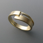 Bague Vintage en Or Fin