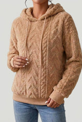 Sylvie | Sweat à capuche torsadé à cordon