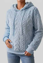 Sylvie | Sweat à capuche torsadé à cordon