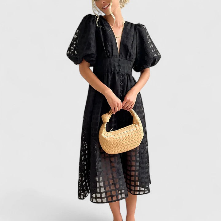 Elanqi — Robe Midi Élégante