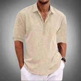 LINEN POLO SHIRT FOR MEN