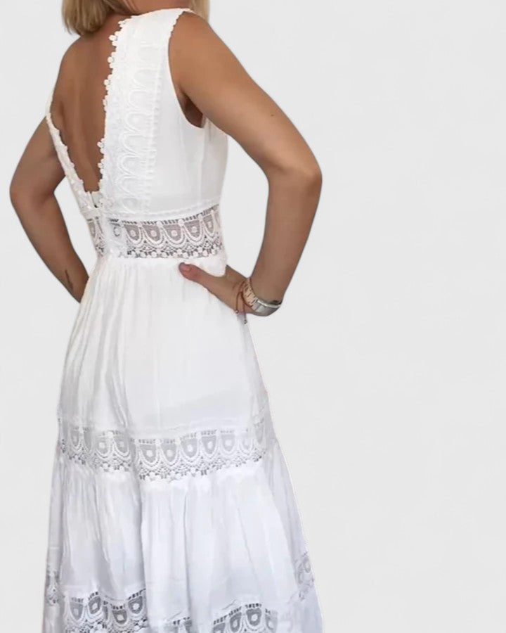 Alena — Robe Midi Élégante