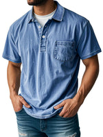 Donald | Stylish short-sleeved polo shirt
