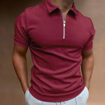 ZIP POLO SHIRT FOR MEN