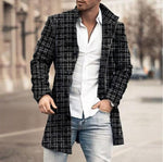 BUTTON TRENCH COAT FOR MEN