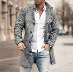 BUTTON TRENCH COAT FOR MEN