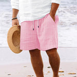 ELASTIC WAIST SHORTS FOR MEN