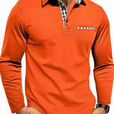 LONG SLEEVE POLO FOR MEN