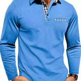 LONG SLEEVE POLO FOR MEN