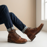 VELCRO ANKLE BOOTS FOR MEN