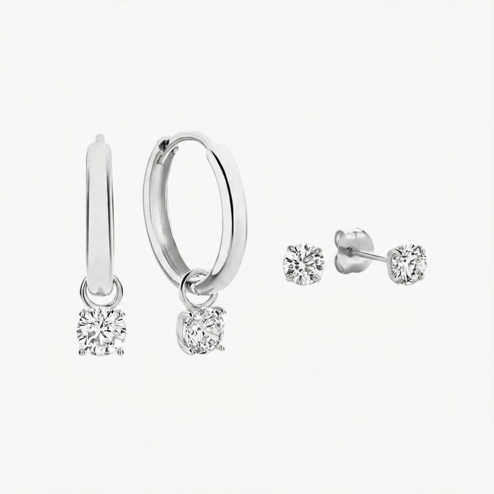 Set de boucles d’oreilles Larmes de Lune