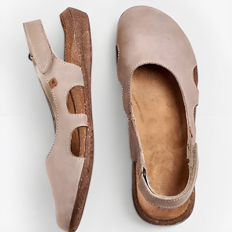 Liora | Sandales orthopédiques femme confortables Beige