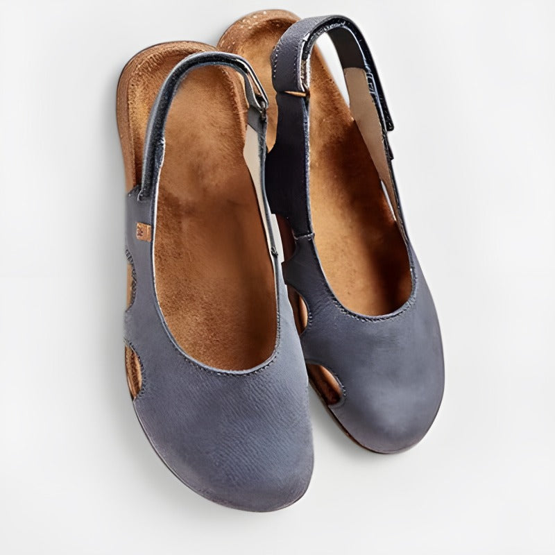 Liora | Sandales orthopédiques femme confortables Bleu