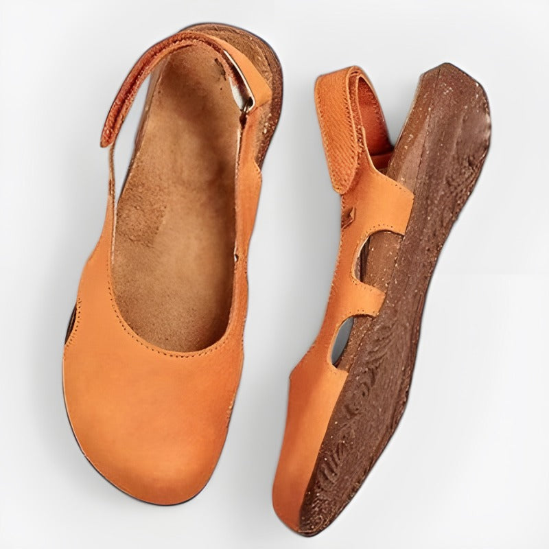 Liora | Sandales orthopédiques femme confortables Orange