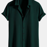 Ensemble — chemise côtelée coupe ajustée & pantalon à jambe droite et taille élastique