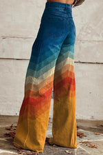 Pantalon Motif Naturel