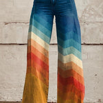 Agnès — Pantalon Motif Naturel
