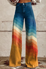 Pantalon Motif Naturel