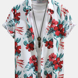 Ensemble Améline — chemise à imprimé floral tropical & short de bain