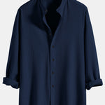 Ensemble Capucine — chemise côtelée à col officier et manches longues coupe ajustée & pantalon côtelé