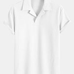 Ensemble — polo côtelé à col cubain & pantalon côtelé à jambe droite