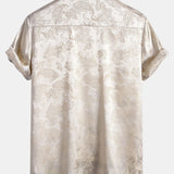 Ensemble — chemise en satin à imprimé paisley & short