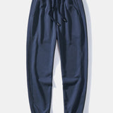 Ensemble — sweat basique à col rond coupe décontractée & pantalon de jogging