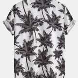 Ensemble — chemise à imprimé palmiers & short de bain à imprimé palmiers