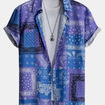 Ensemble — chemise à imprimé bandana paisley & short de bain
