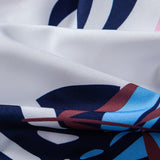 Ensemble — chemise à imprimé feuilles color block & short de bain