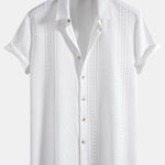 Ensemble — chemise jacquard géométrique & short