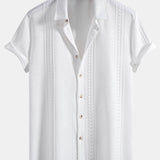 Ensemble — chemise jacquard géométrique & short
