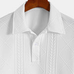 Ensemble — polo jacquard géométrique & short