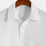 Ensemble — polo jacquard géométrique & short