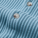 Ensemble — chemise gaufrée à col officier & short gaufré à cordon