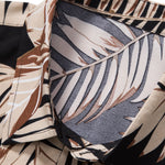Ensemble Sidonie — chemise à imprimé tropical & short de bain