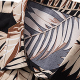 Ensemble Sidonie — chemise à imprimé tropical & short de bain