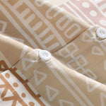 Ensemble — chemise patchwork à imprimé géométrique tribal & short de bain
