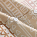 Ensemble — chemise patchwork à imprimé géométrique tribal & short de bain
