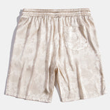 Ensemble — chemise en satin à imprimé paisley & short