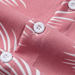Ensemble Améline — chemise à imprimé feuilles & short de bain
