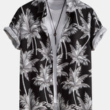 Ensemble Sidonie — chemise à imprimé palmiers & short de bain