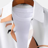 Ensemble Sidonie — chemise à imprimé abstrait & short de bain