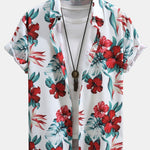 Ensemble Capucine — chemise à imprimé floral tropical & short de bain